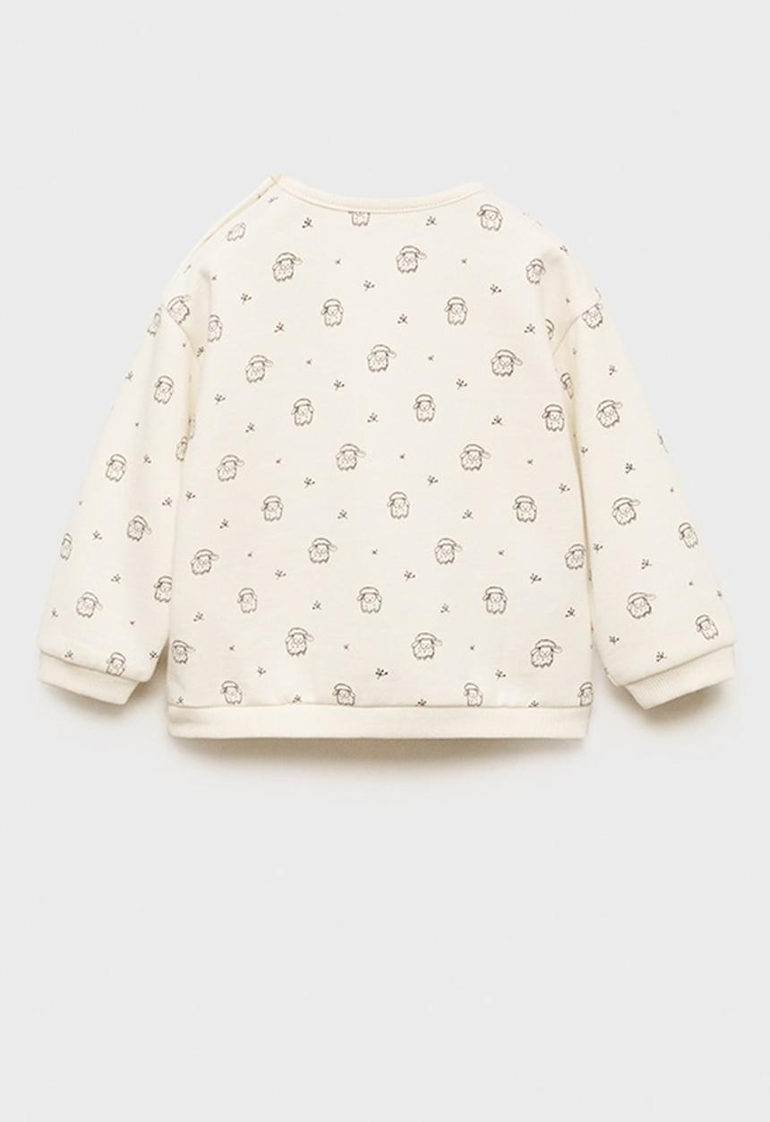 MANGO - Sweatshirt lamb - natural white