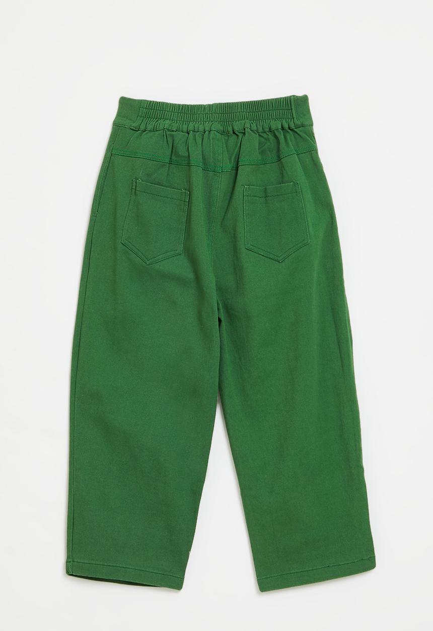 Pop Candy - Pleated pants-green