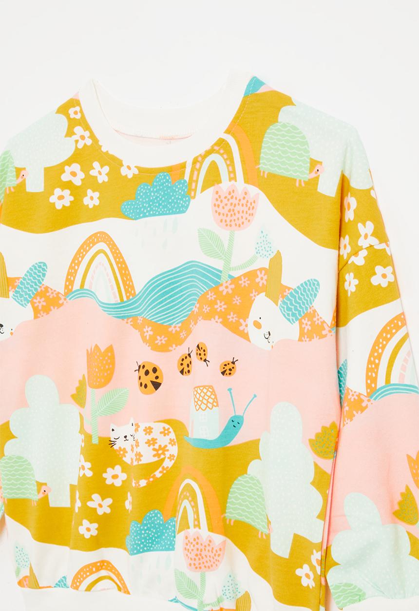 Pop Candy - Printed sweat top - multi