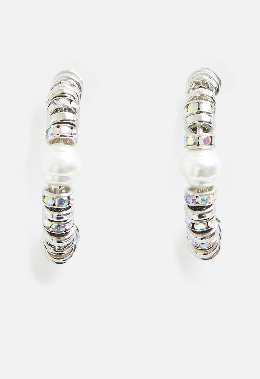 Tessa Design - Olivia open hoop earring-silver