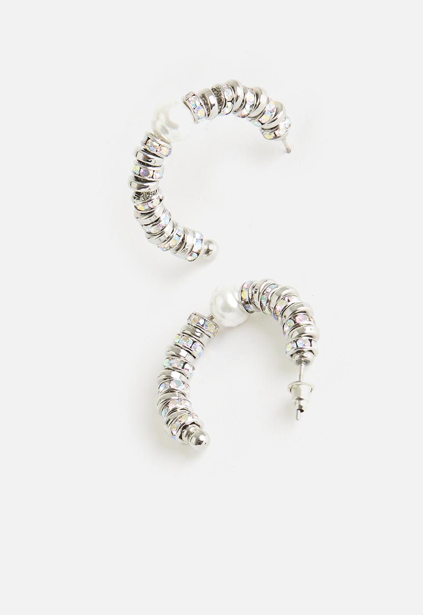Tessa Design - Olivia open hoop earring-silver