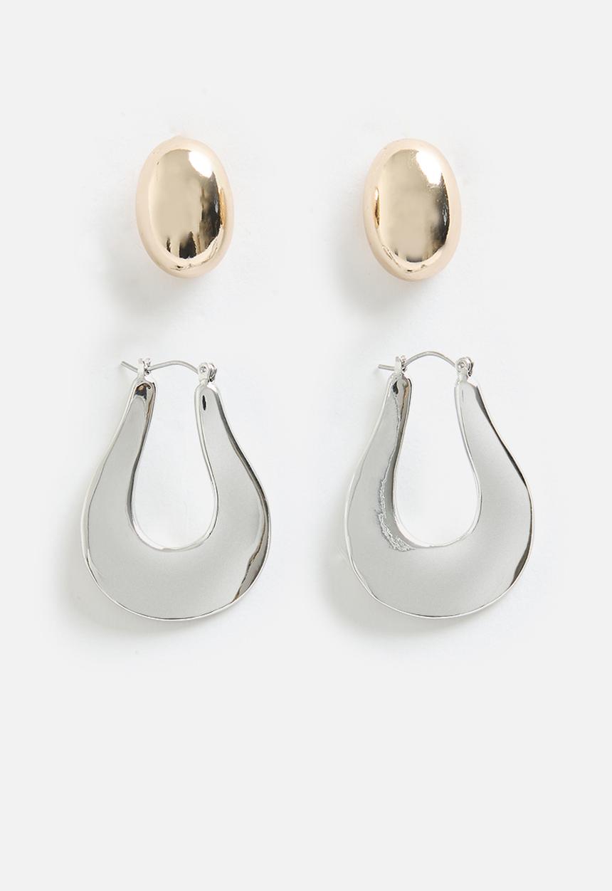 Tessa Design - Rosa earring set-gold/silver