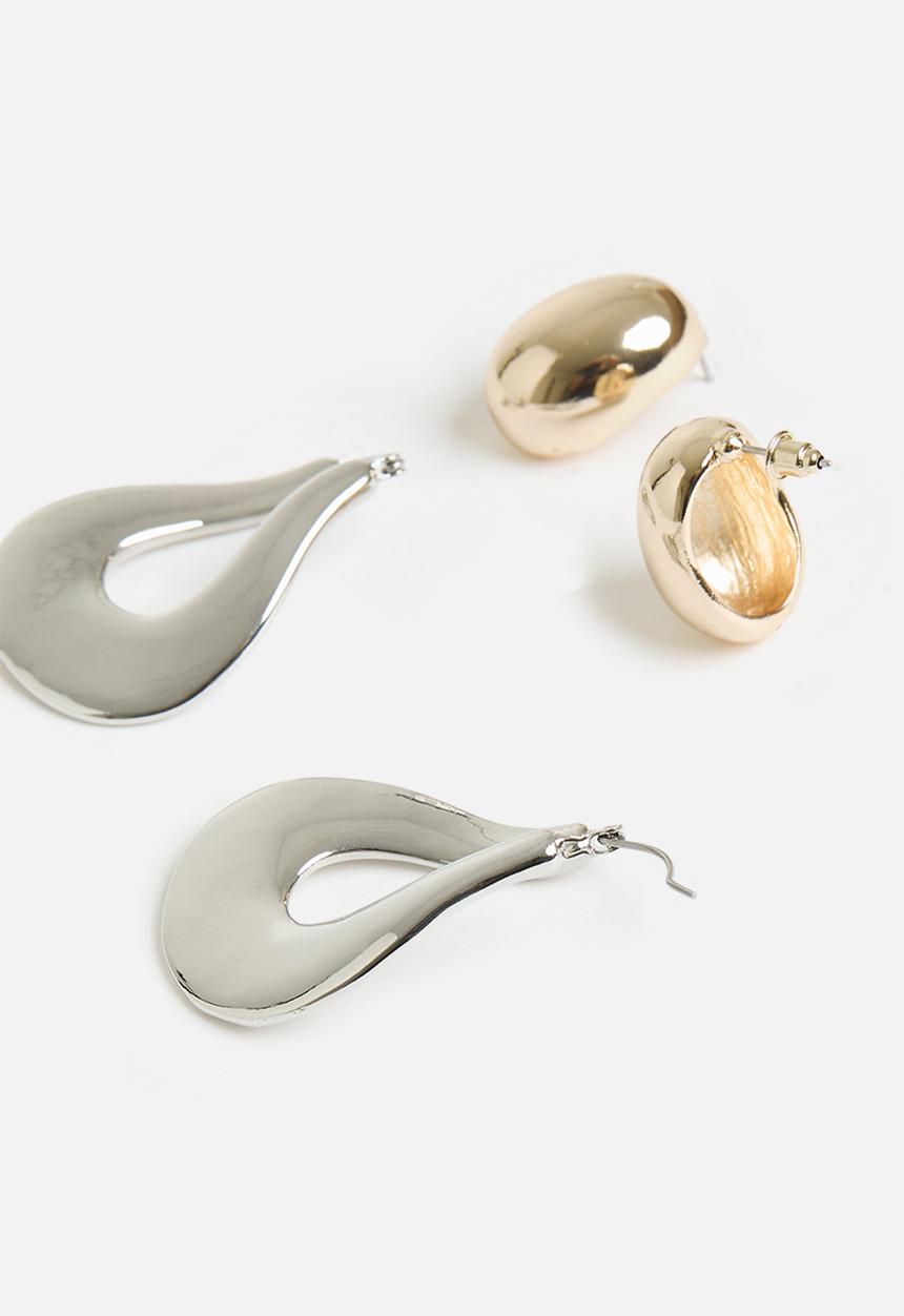 Tessa Design - Rosa earring set-gold/silver