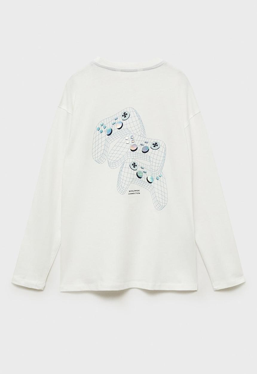 MANGO - T-shirt control - natural