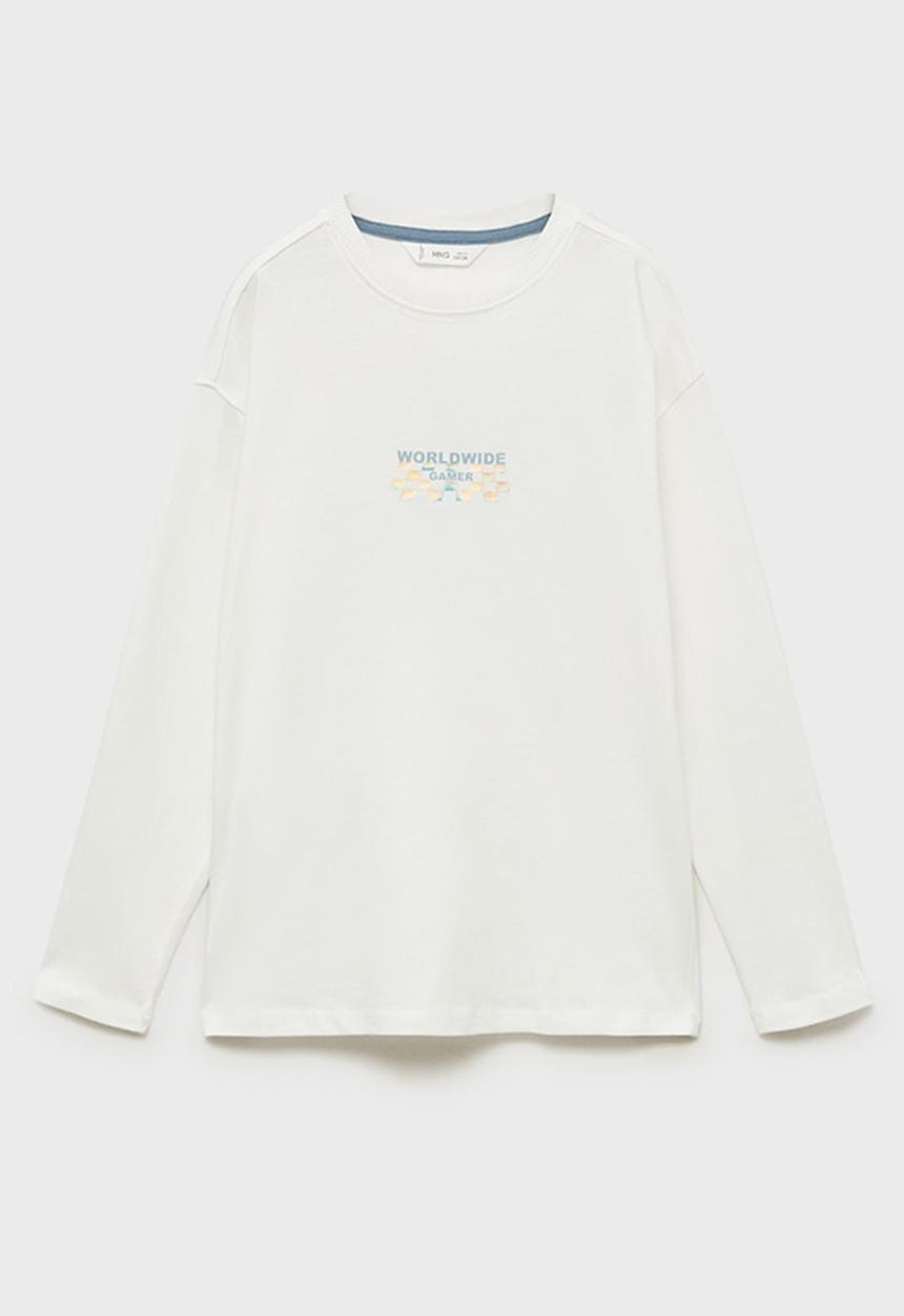 MANGO - T-shirt control - natural