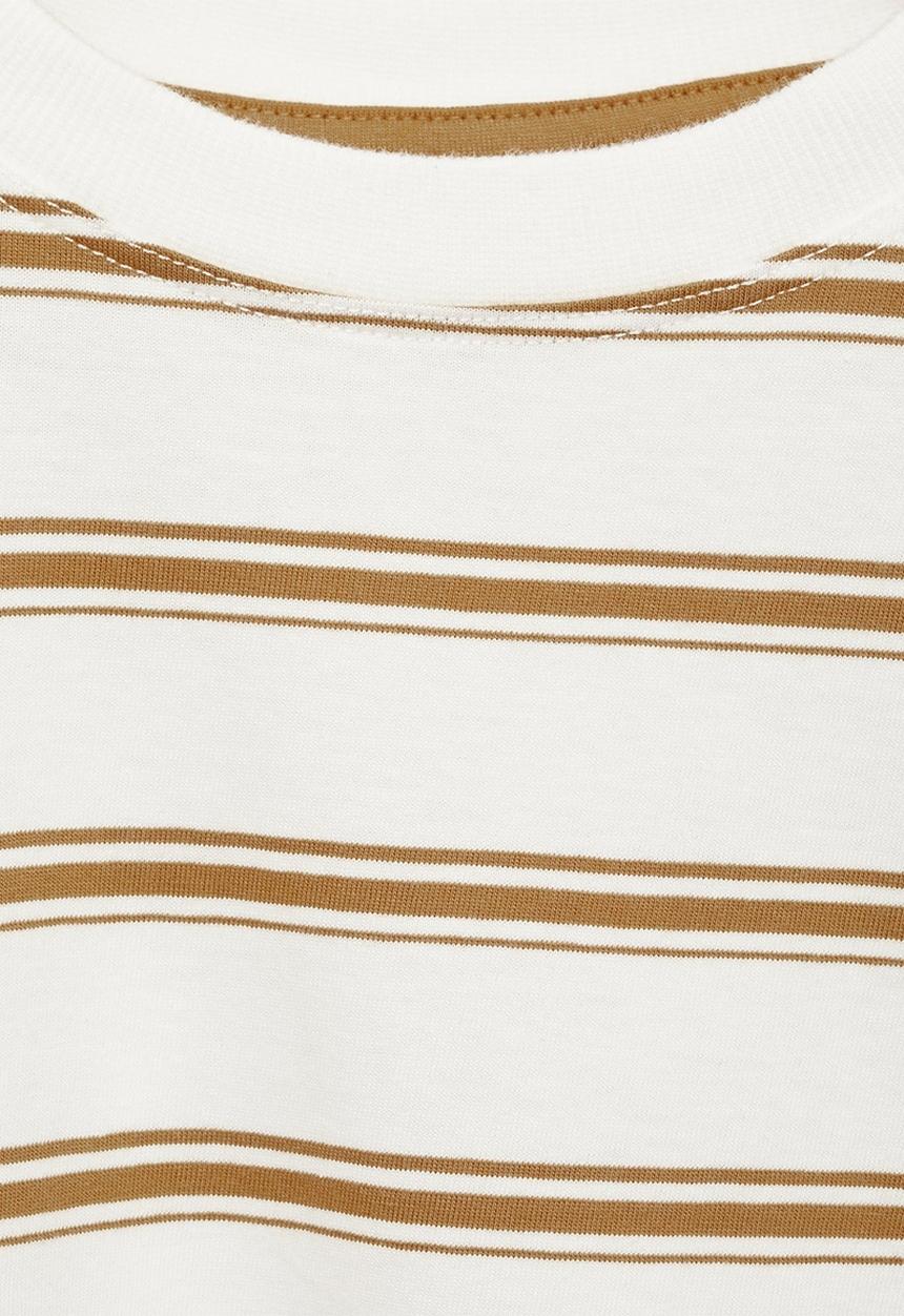 MANGO - T-shirt noretro - dark yellow