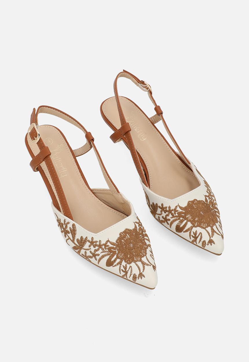 Butterfly Feet - Reena 1 Sling Back - Tan