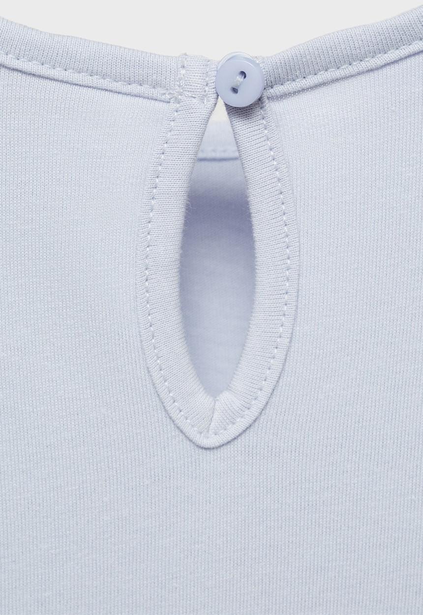 MANGO - T-shirt italy - light pastel blue