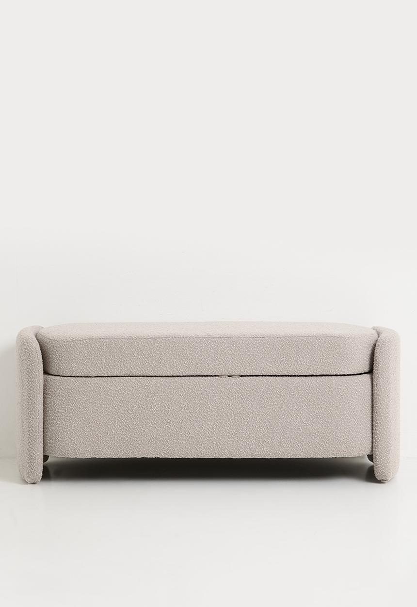 Sixth Floor - Tori storage ottoman - natural