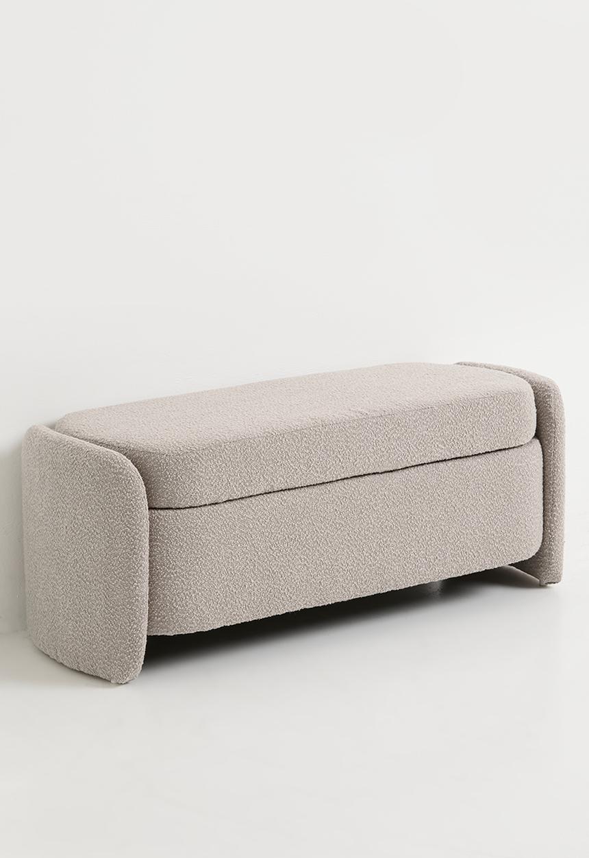 Sixth Floor - Tori storage ottoman - natural