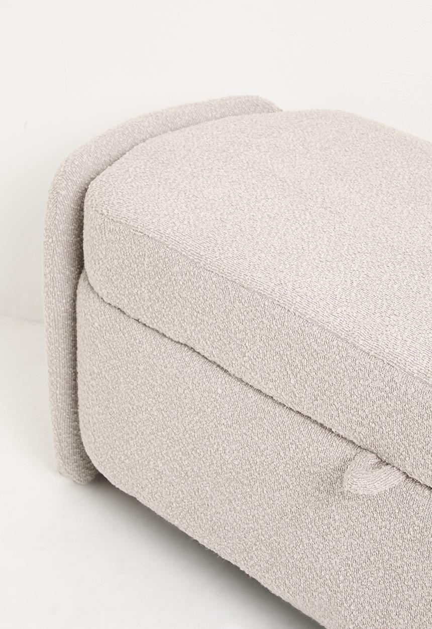 Sixth Floor - Tori storage ottoman - natural