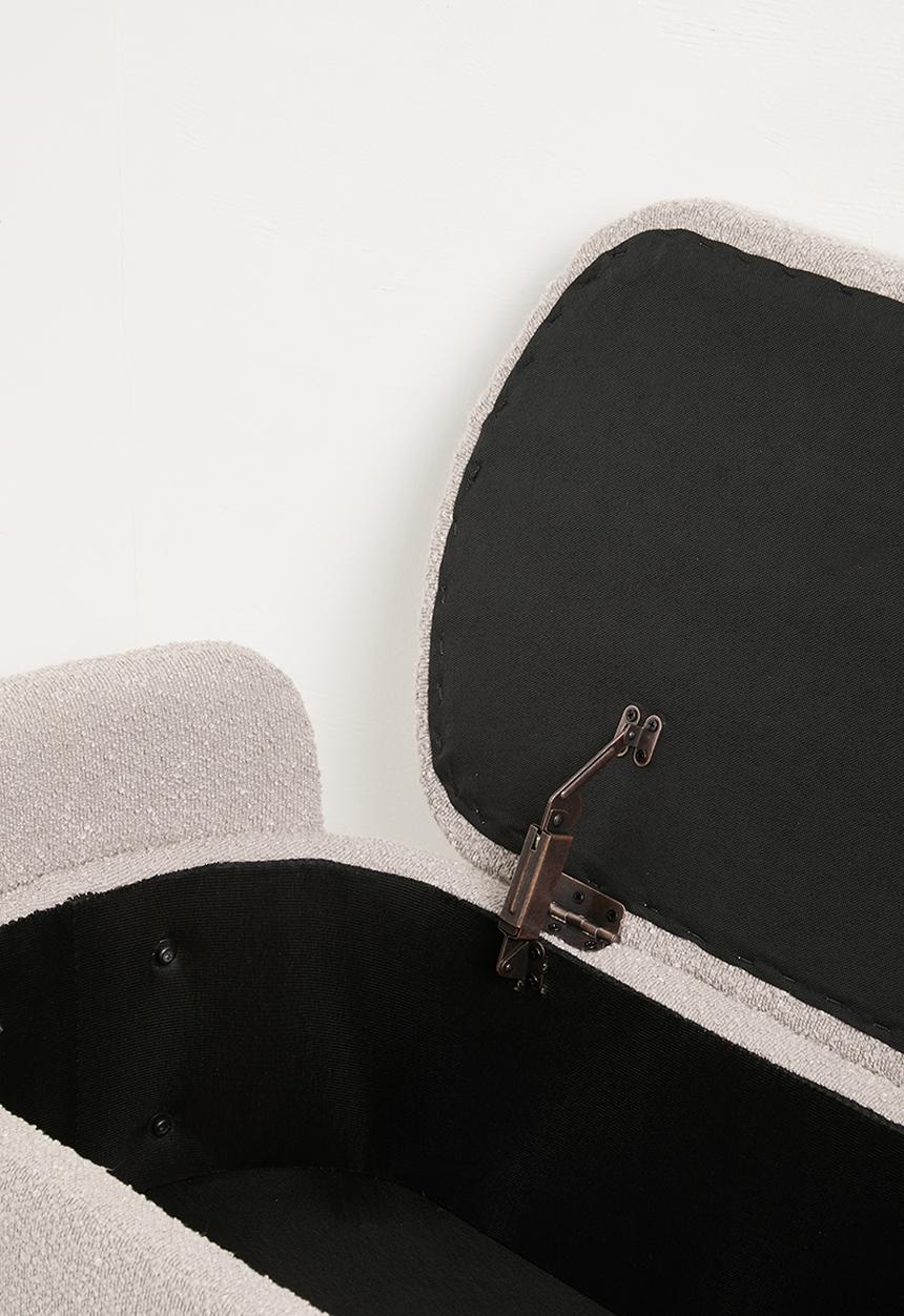 Sixth Floor - Tori storage ottoman - natural