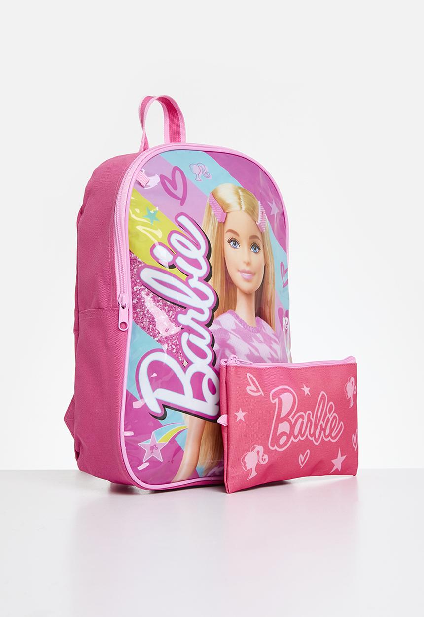 Pop Candy - Barbie hearts value backpack with pencil bag - pink