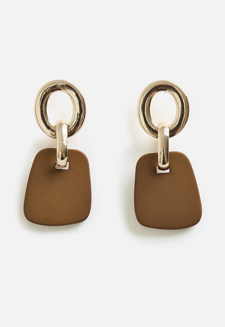 Tessa Design - Lucia disk earring - gold