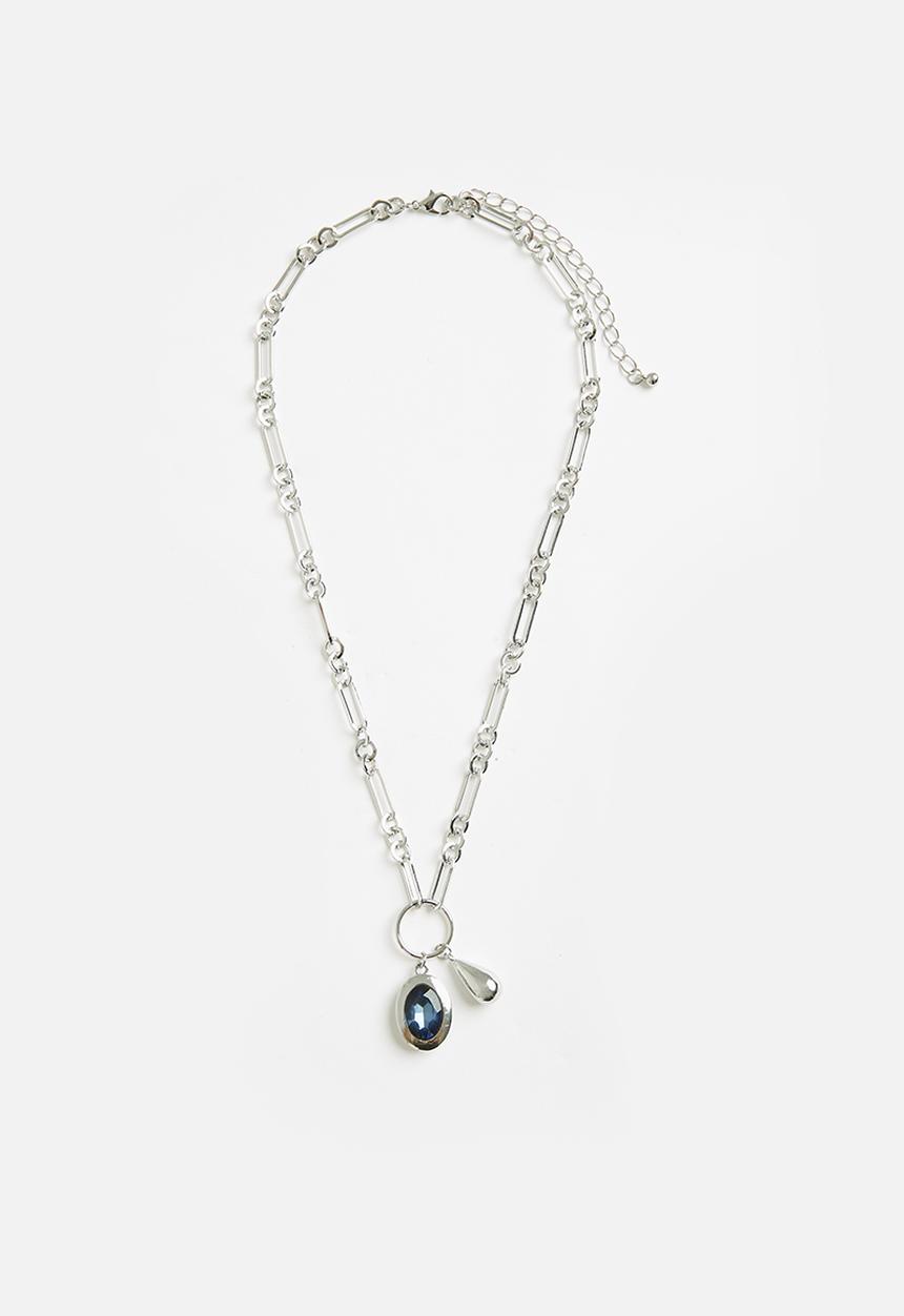 Tessa Design - Bianca stone pendant - silver