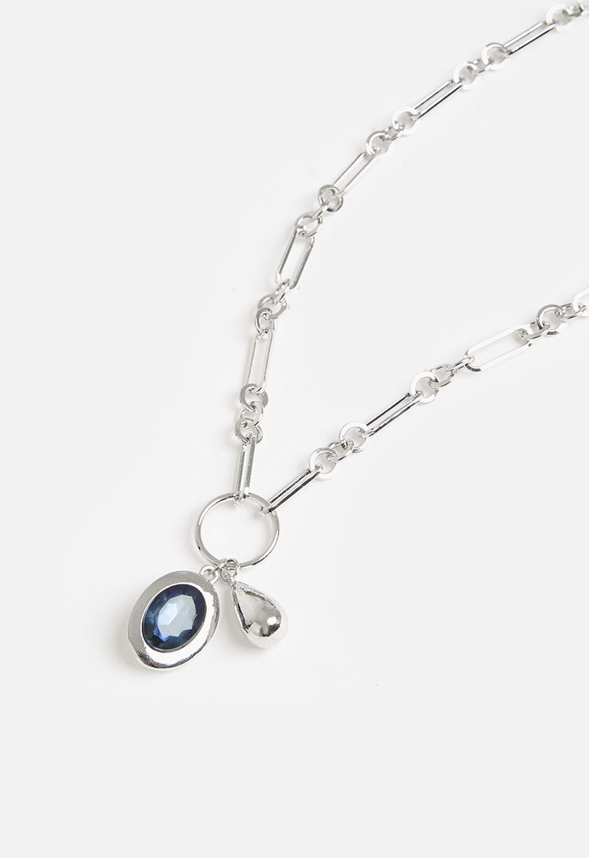 Tessa Design - Bianca stone pendant - silver