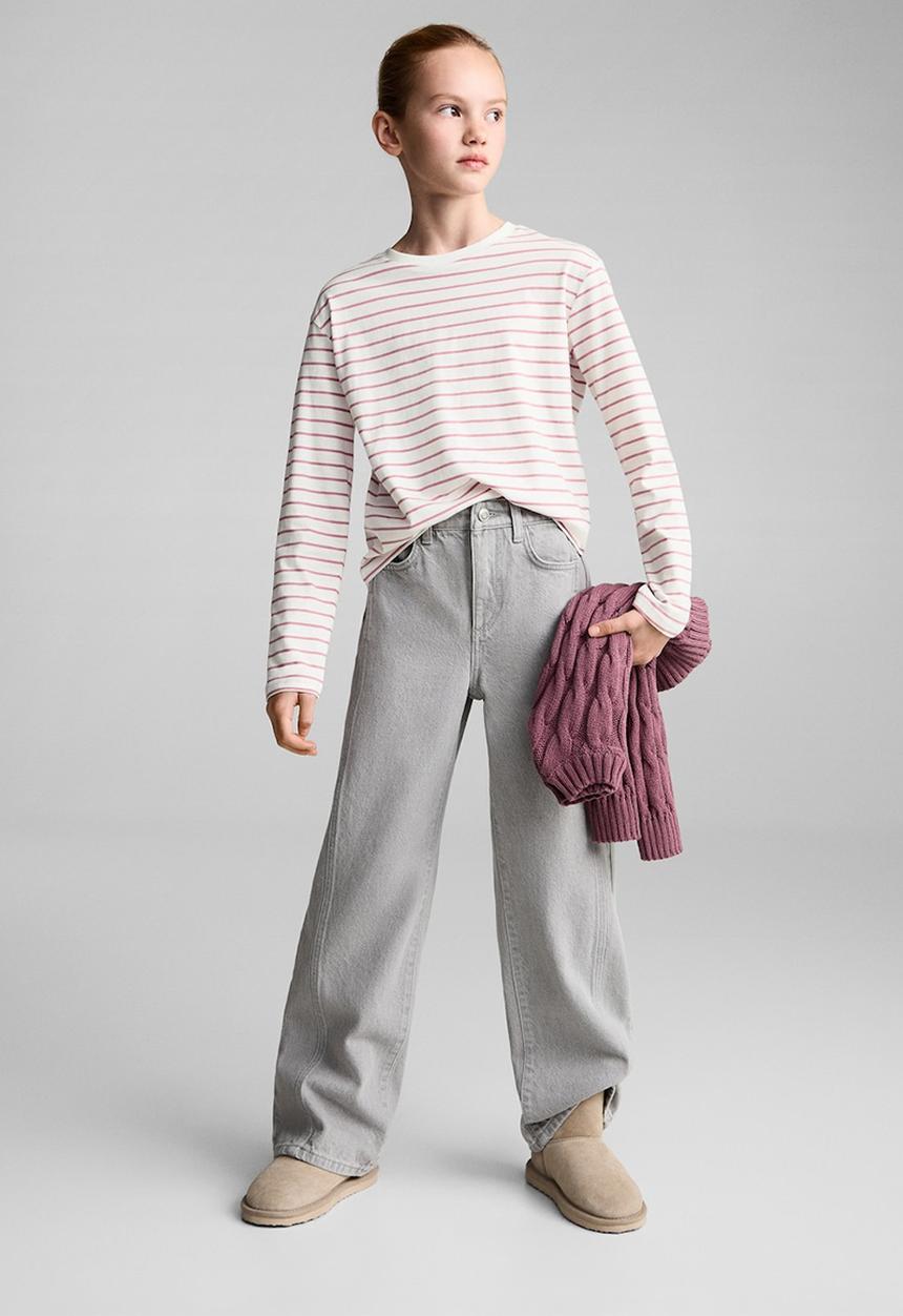 MANGO - T-shirt isa - natural