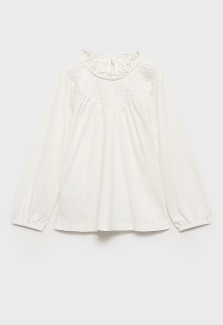 MANGO - T-shirt isa - natural
