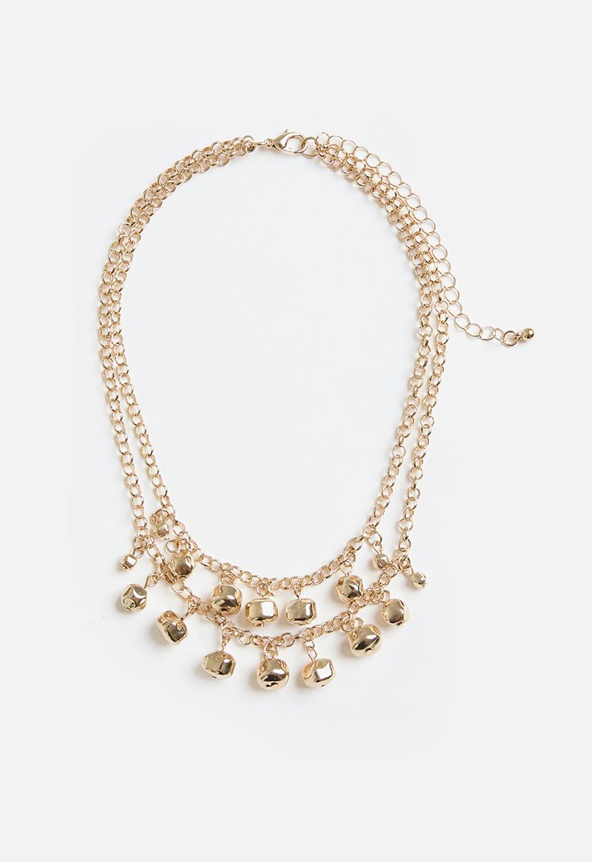 Tessa Design - Giulia nugget necklace - gold