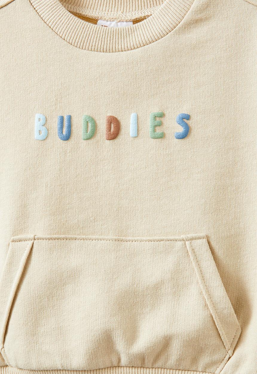 Cotton On - Alma drop shoulder sweater - rainy day/steel buddies colourblock