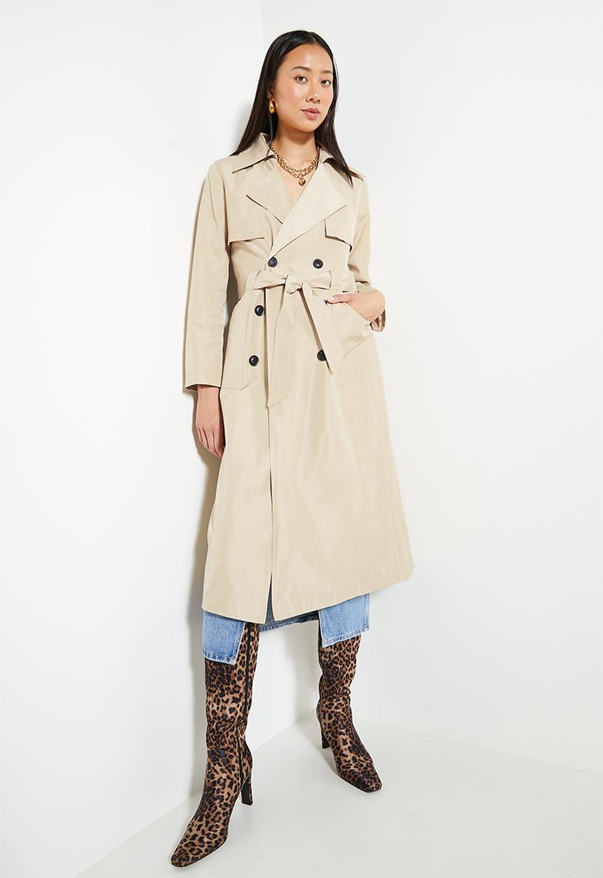Superbalist - Belted Trench Coat -Beige