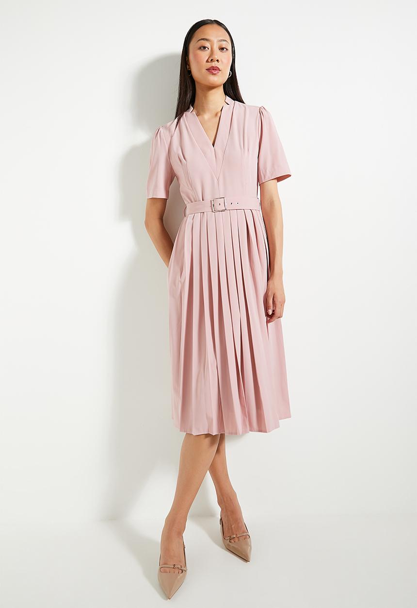 Pringle of Scotland - Pringle hannah dress - dusty pink