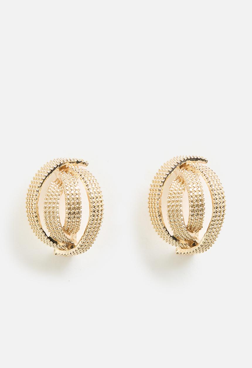 Tessa Design - Camilla folded earring - gold