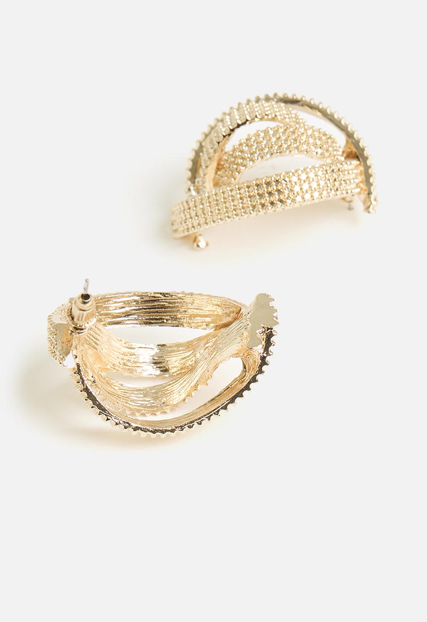 Tessa Design - Camilla folded earring - gold