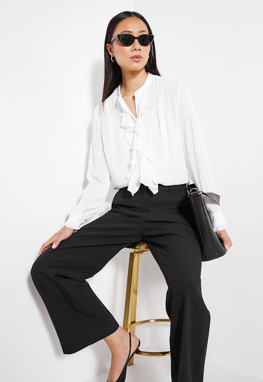 Pringle of Scotland - Pringle ladies celia blouse - white