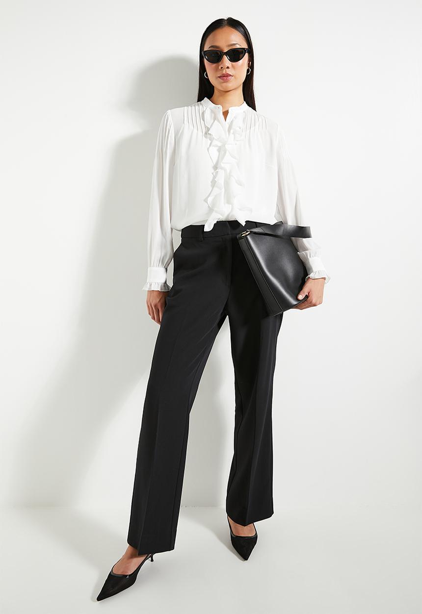 Pringle of Scotland - Pringle ash straight leg pants - black	