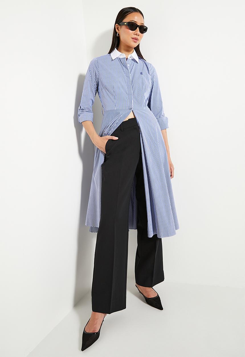 Pringle of Scotland - Pringle ash straight leg pants - black	