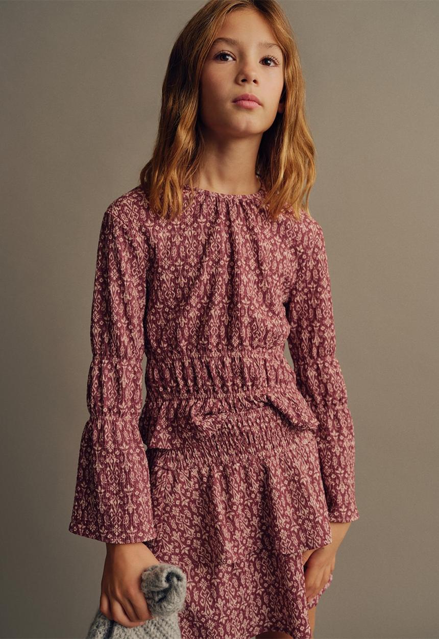 MANGO - T-shirt sonia - dark red