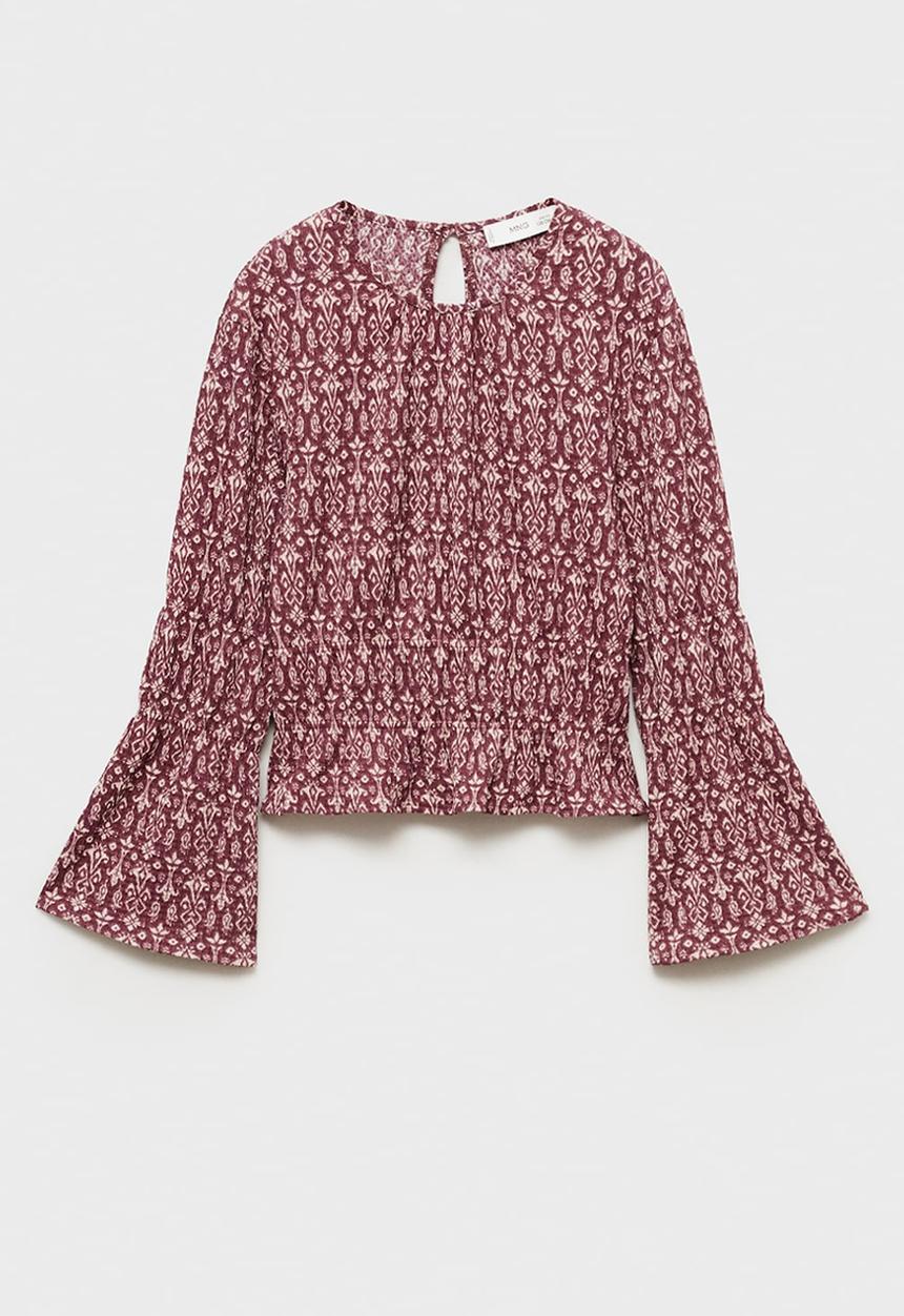 MANGO - T-shirt sonia - dark red