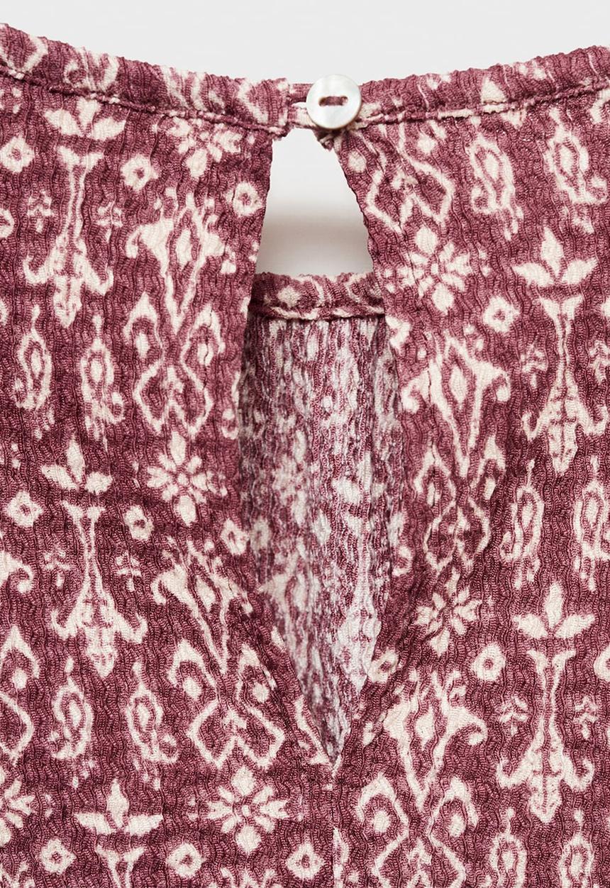 MANGO - T-shirt sonia - dark red