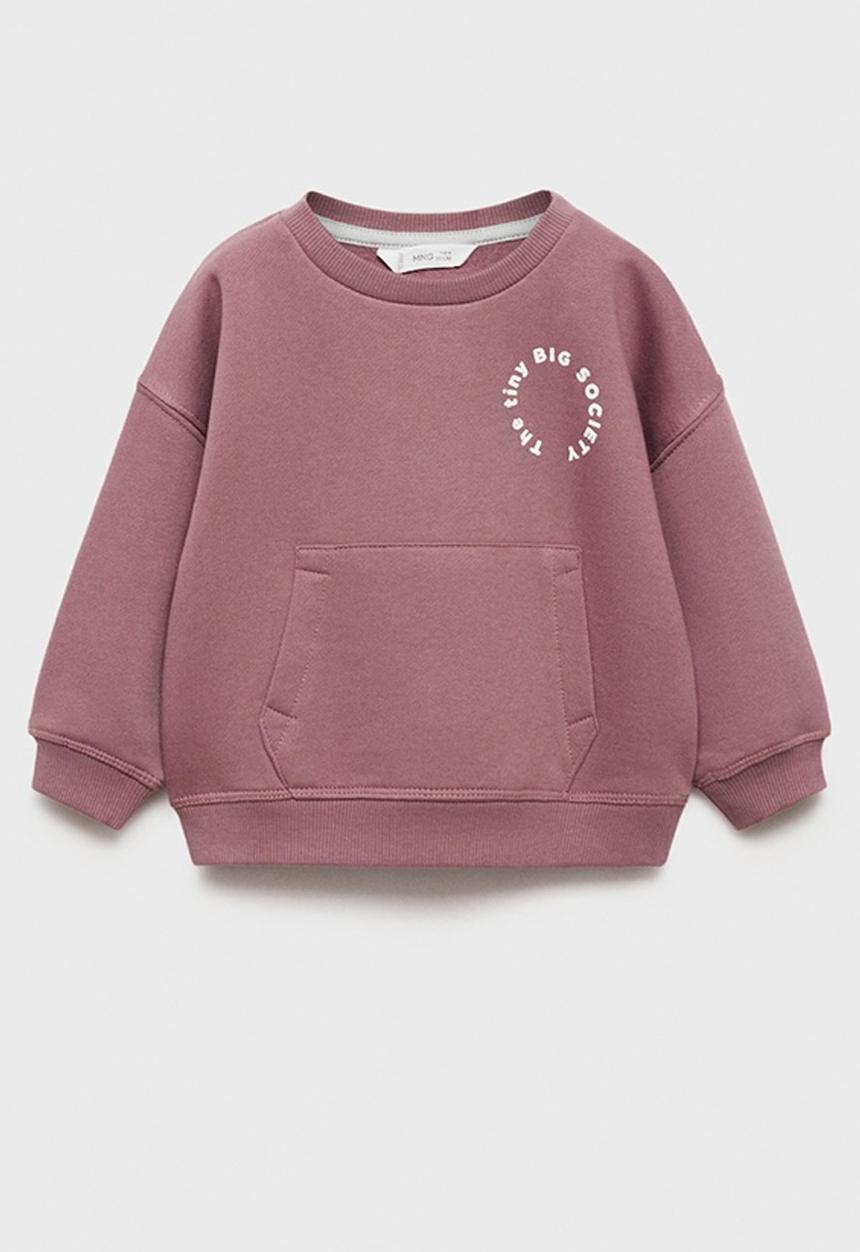 MANGO - Sweatshirt locals - dark red