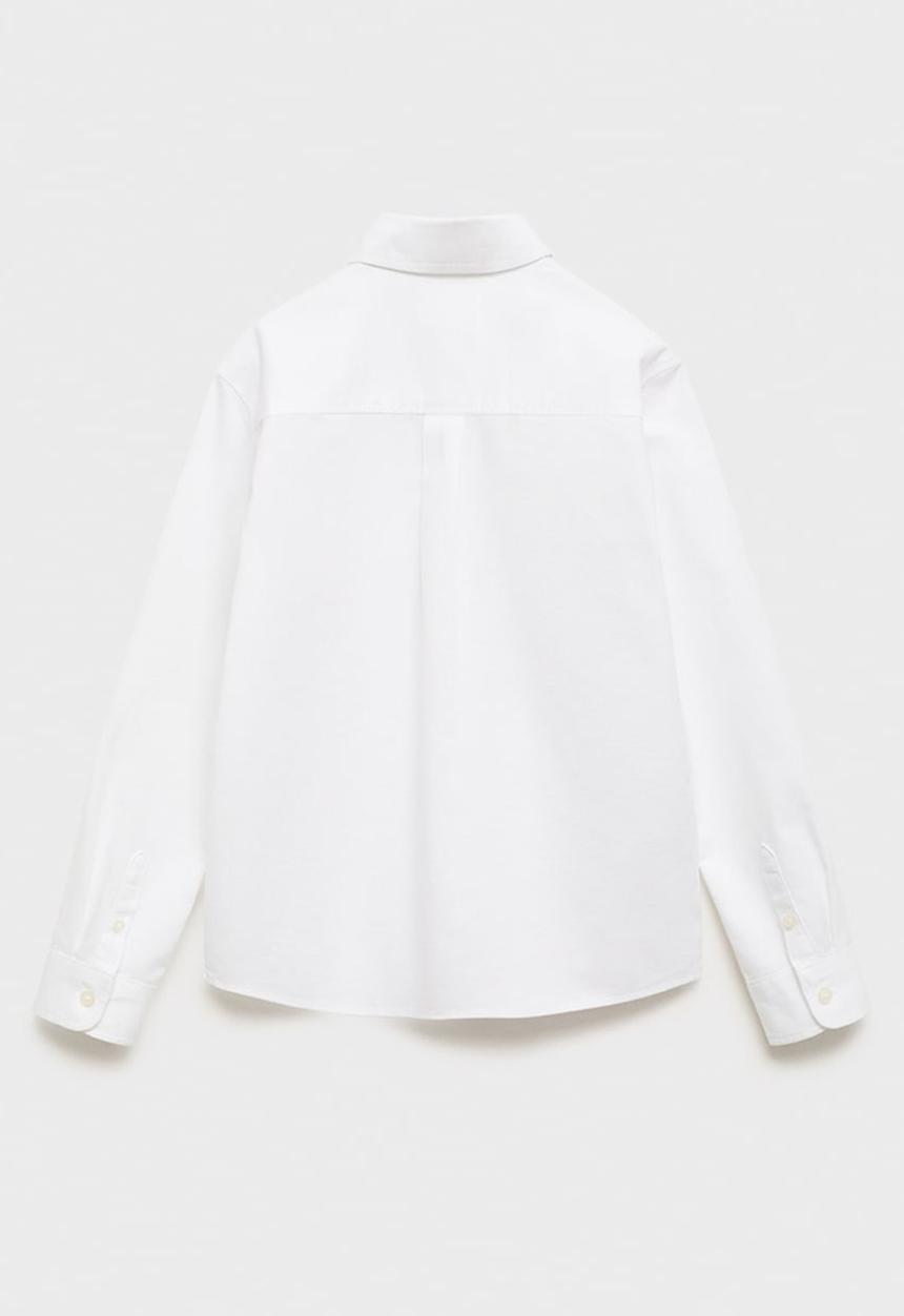 MANGO - Shirt oxford - white