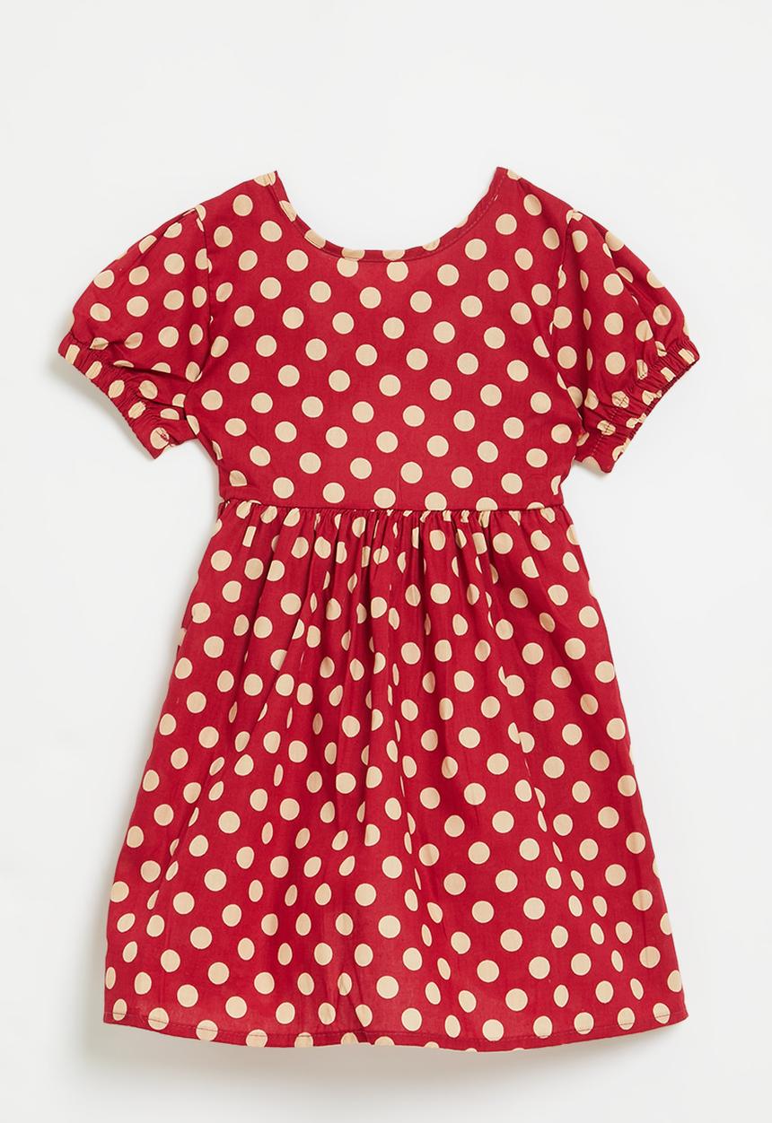 Pop Candy - Polka dot dress - red & white