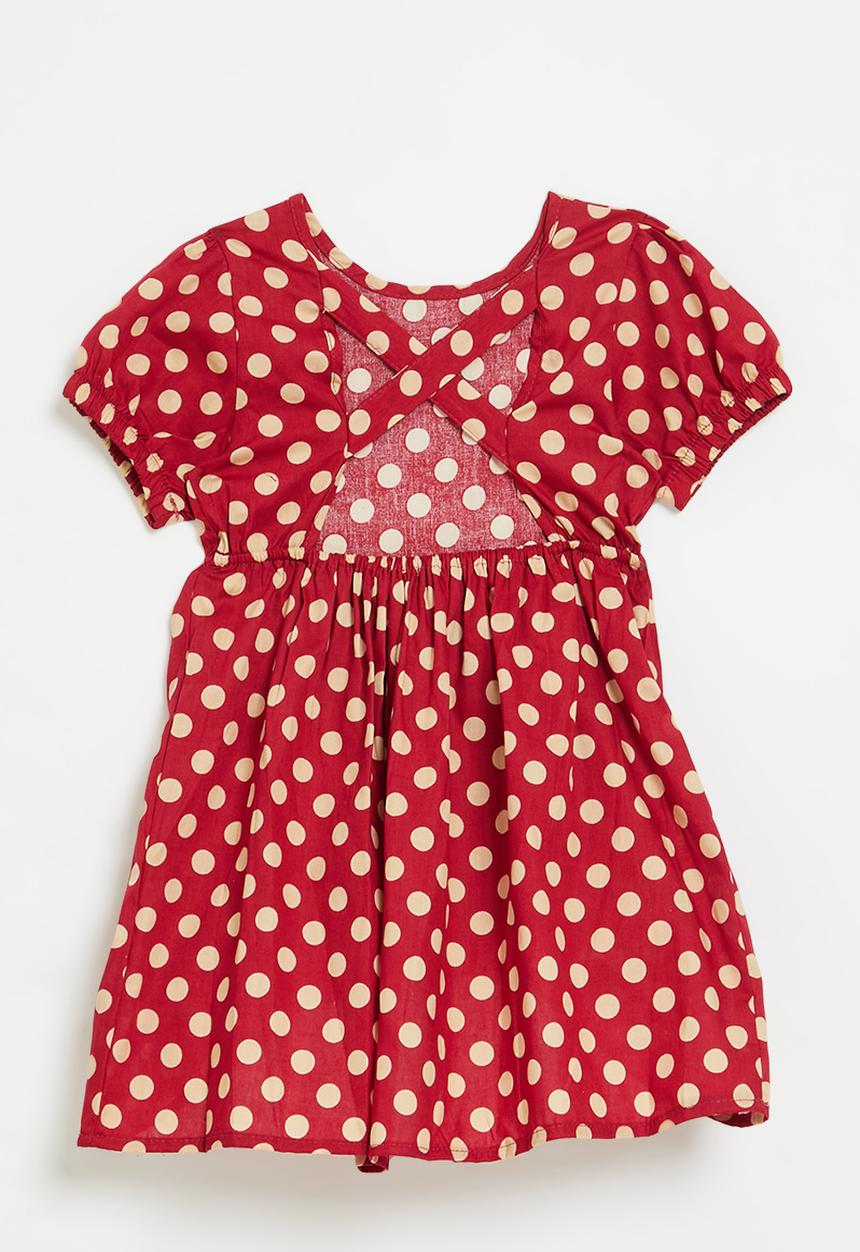 Pop Candy - Polka dot dress - red & white