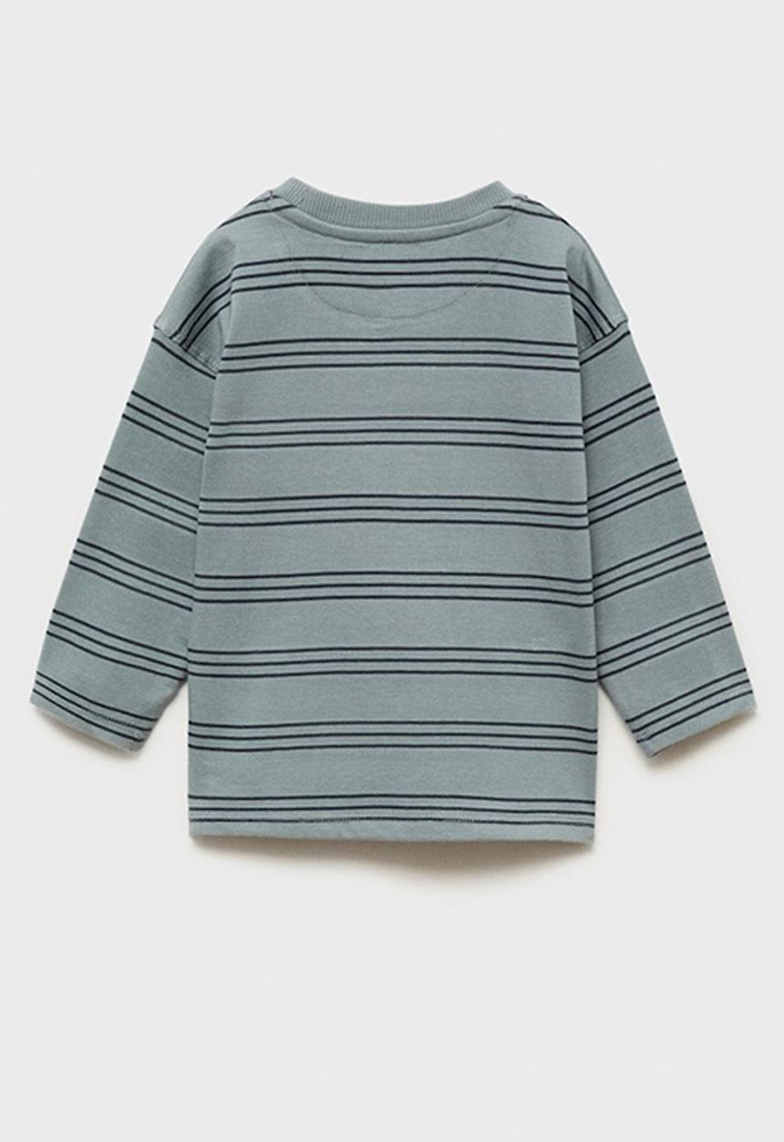 MANGO - T-shirt triple - medium green