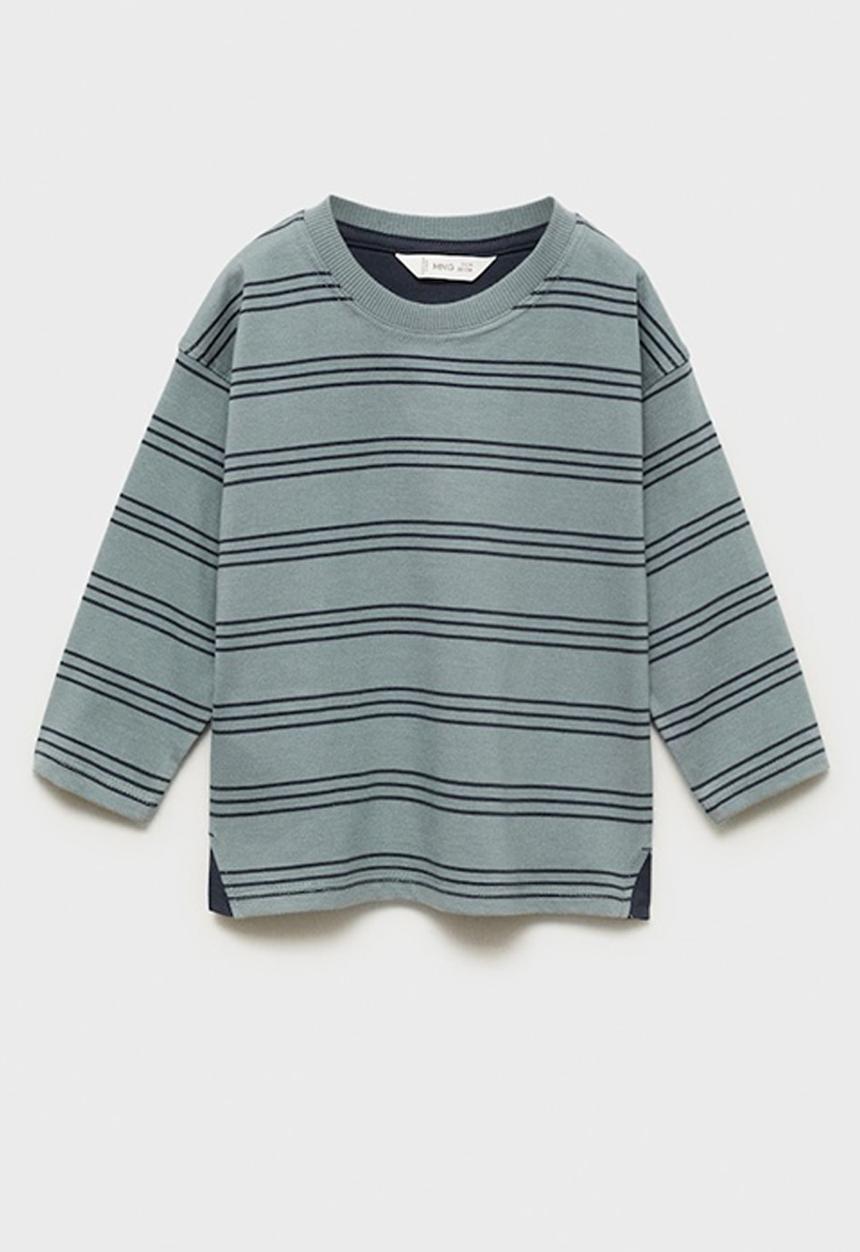 MANGO - T-shirt triple - medium green