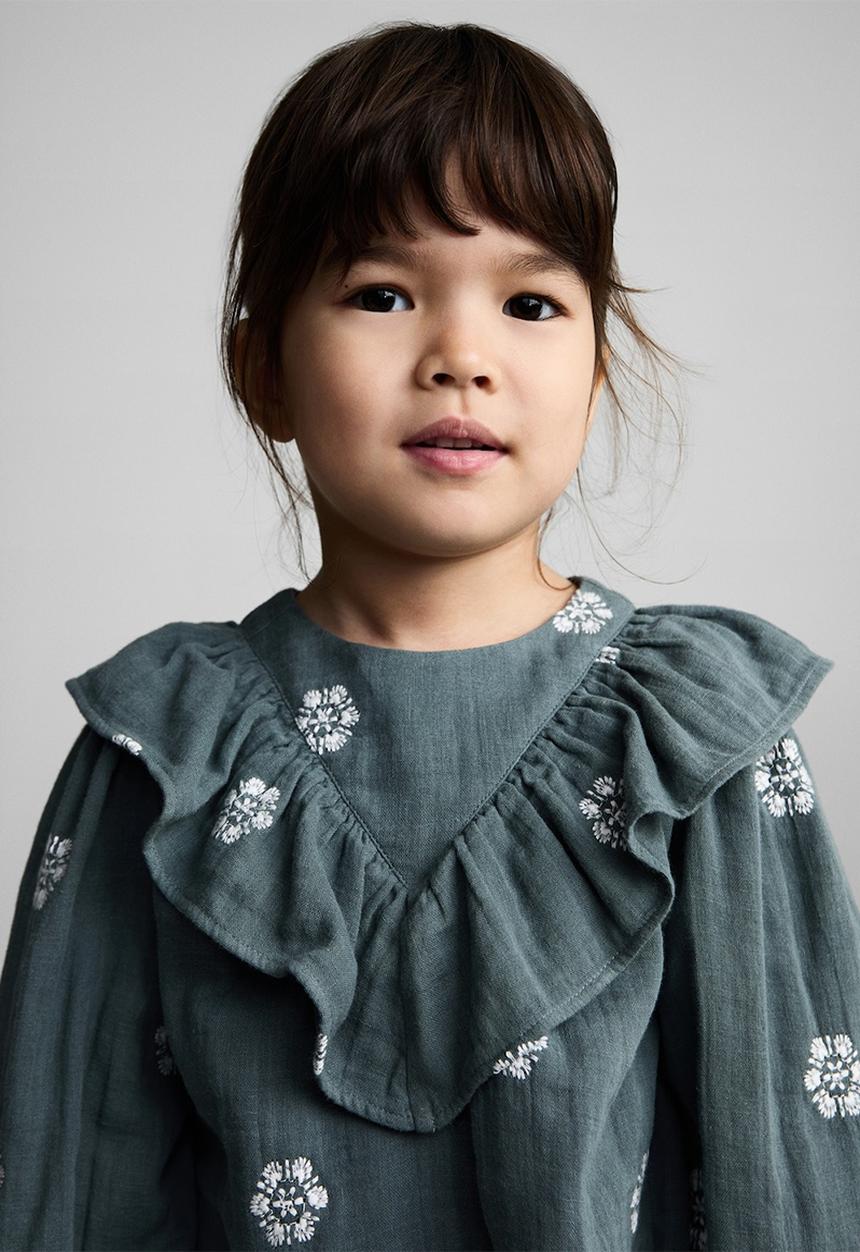 MANGO - Blouse lagonc - green