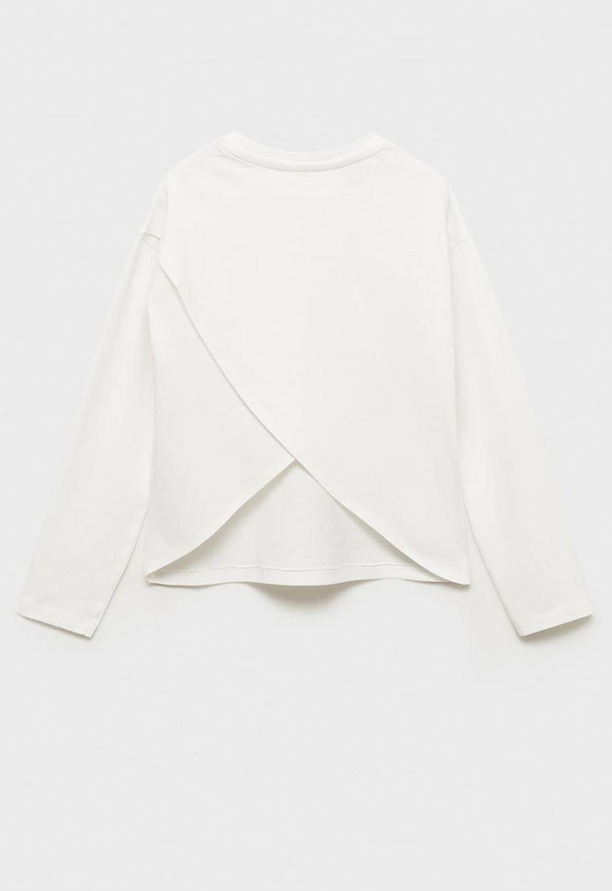 MANGO - T-shirt stones - natural