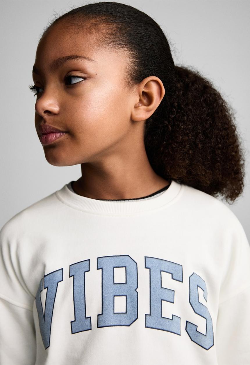 MANGO - Sweatshirt dublini - natural white