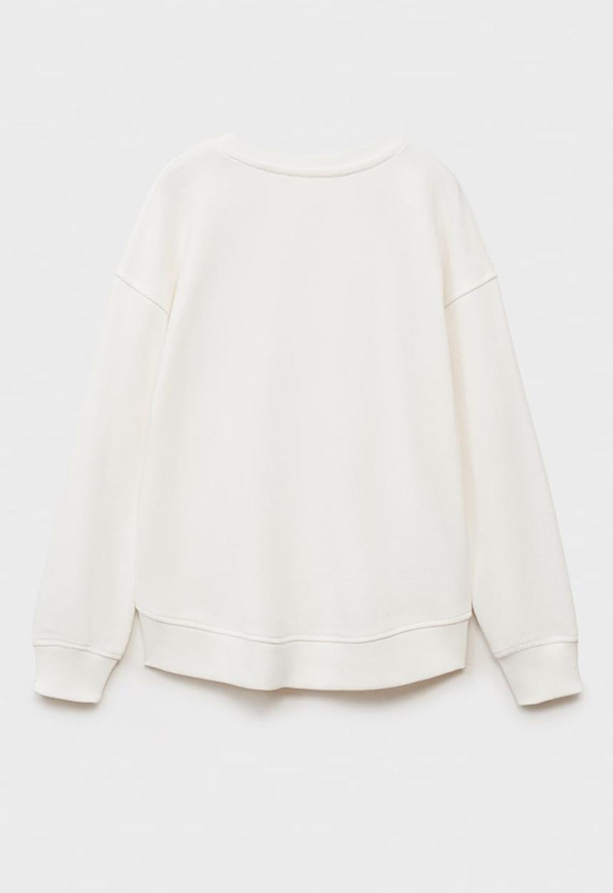 MANGO - Sweatshirt dublini - natural white
