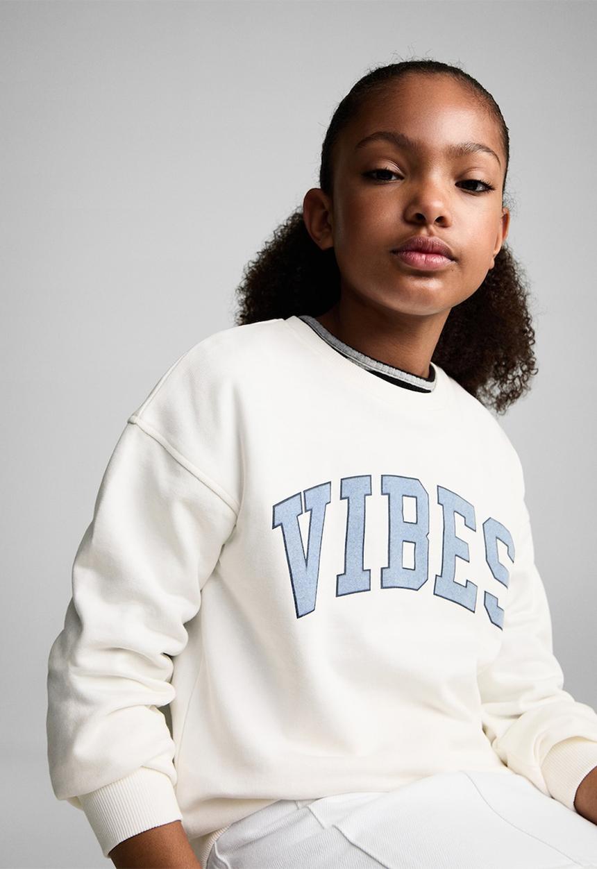 MANGO - Sweatshirt dublini - natural white