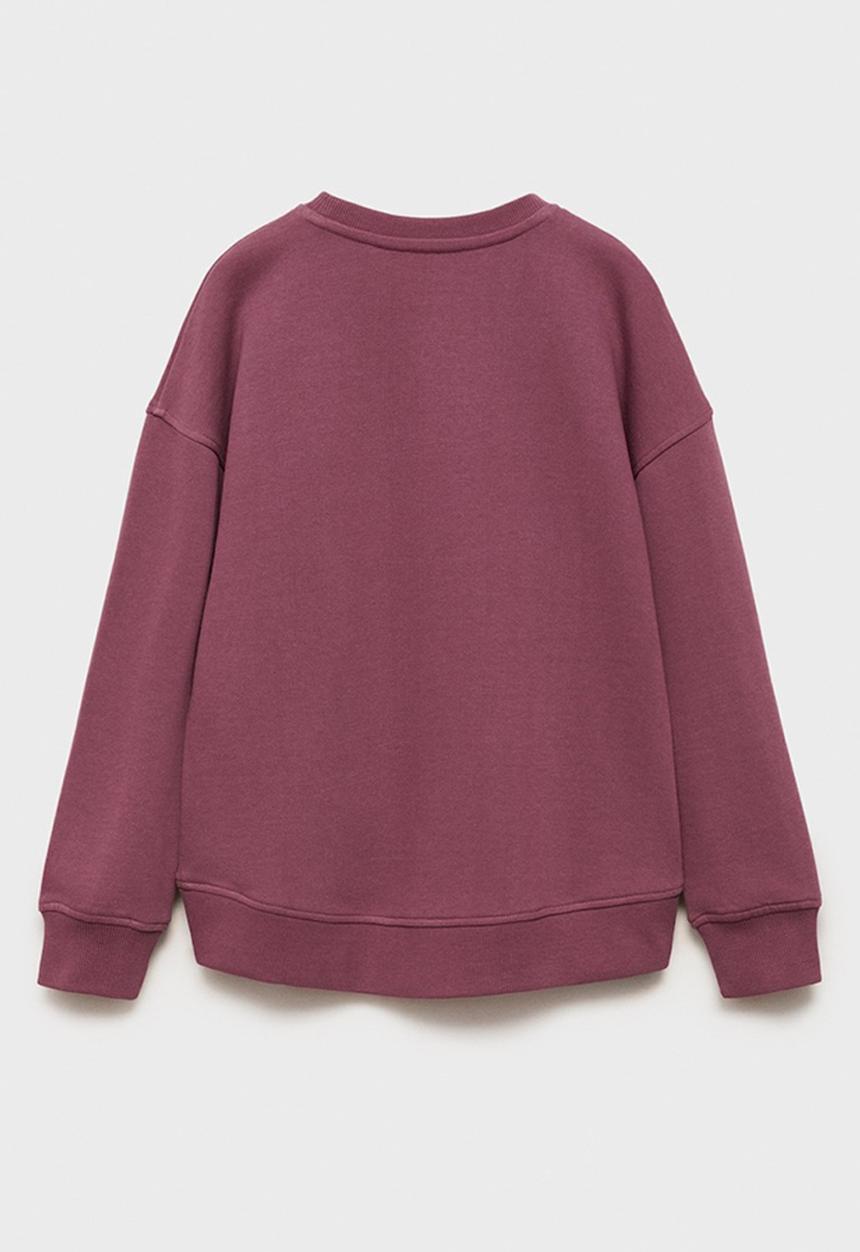 MANGO - Sweatshirt dublini - medium pink