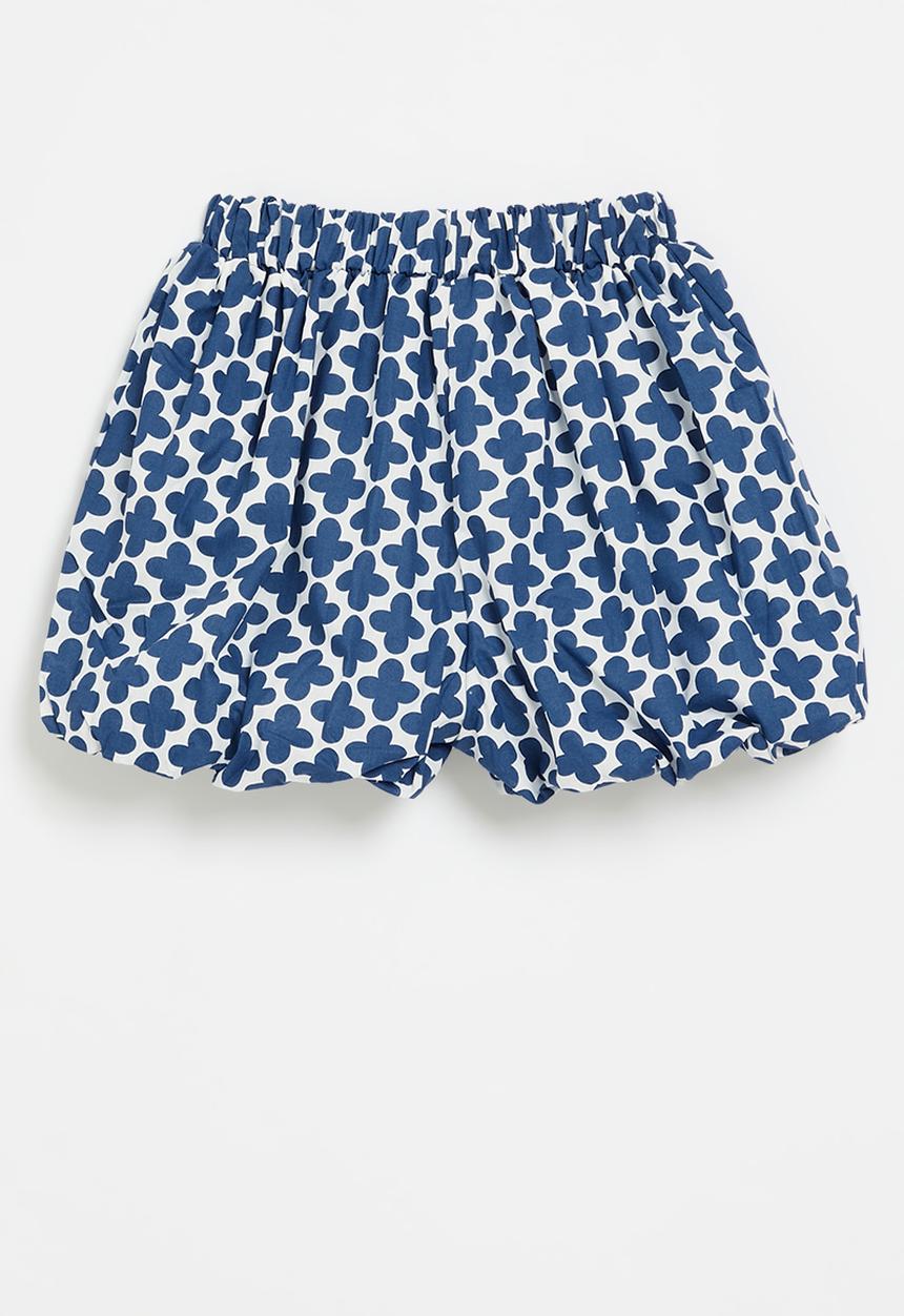 Pop Candy - Bubble shorts-blue & white