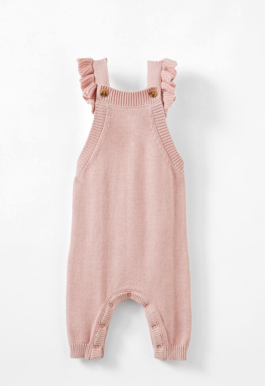 Cotton On - Organic knit dungaree - zephyr