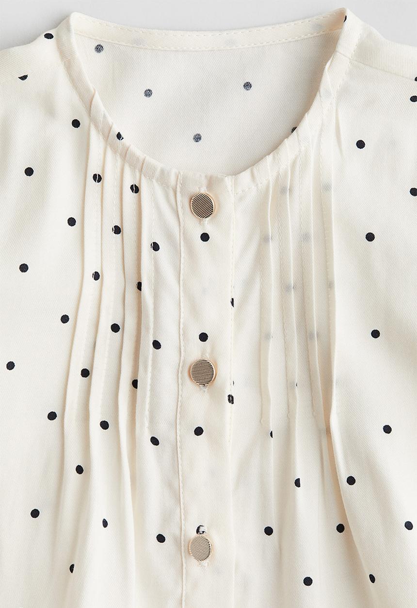 H&M - Patterned dress - white