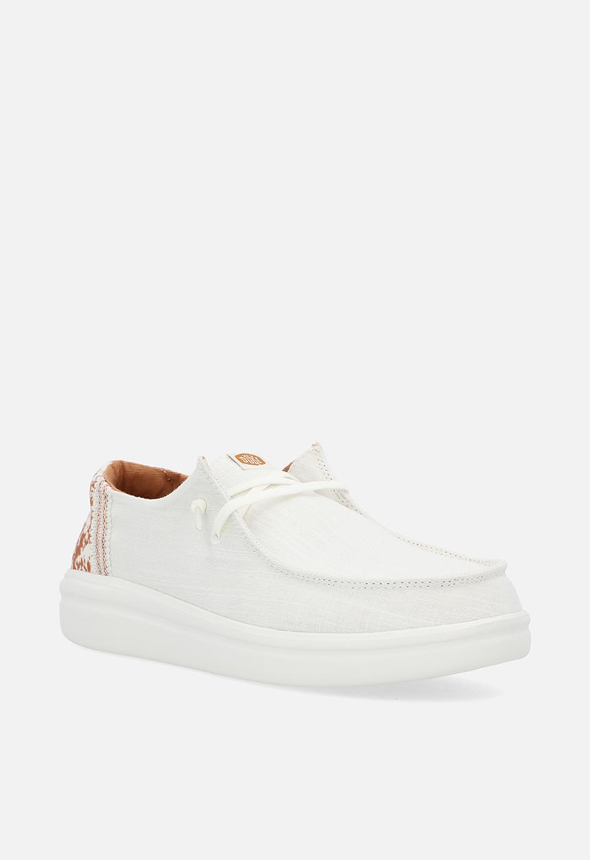 Hey Dude - Wendy Rise Animal slip on - White/Multi